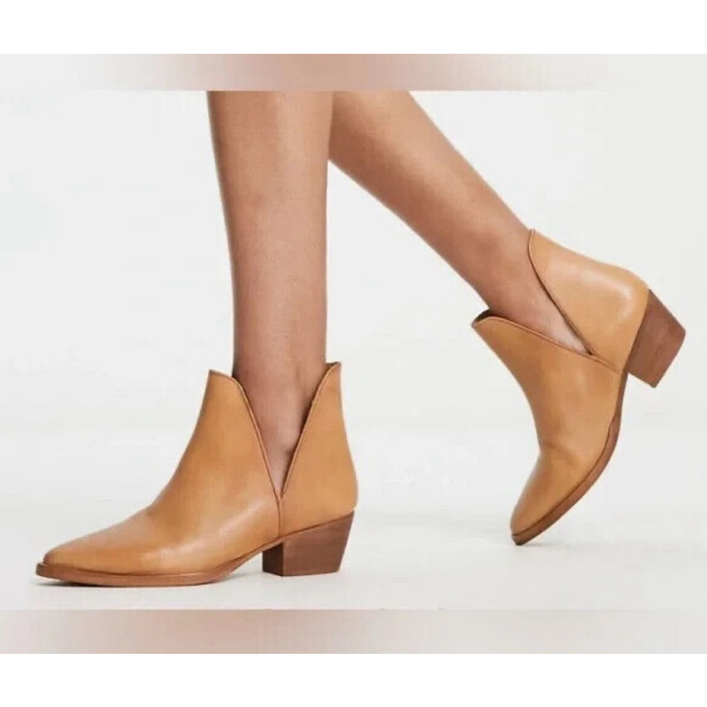 Free People Charm Double Mini‎ Ankle Boot Bootie Size 38